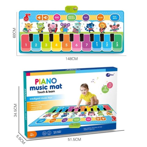 MATA MUZYCZNA INTERAKTYWNA DLA DZIECI ZWIERZĄTKA DŹWIĘK INSTRUMENTY MATA MUZYCZNA INTERAKTYWNA DLA DZIECI ZWIERZĄTKA DŹWIĘK INSTRUMENTY