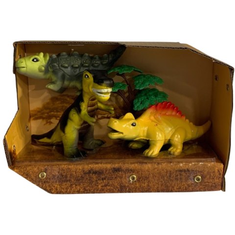 ZESTAW 3 DINOZAURÓW TRZY FIGURKI RÓŻNE RODZAJE DRZEWKO ZESTAW DLA DZIECI ZESTAW 3 DINOZAURÓW TRZY FIGURKI RÓŻNE RODZAJE DRZEWKO ZESTAW DLA DZIECI