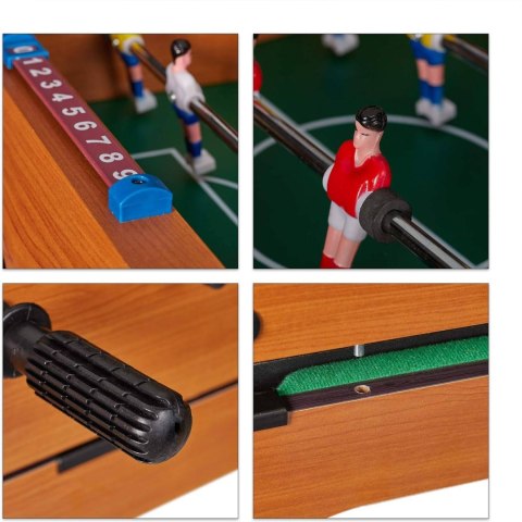 ZESTAW DO GRY 4W1 PIŁKARZYKI HOKEJ CYMBERGAJ PING PONG BILARD STÓŁ SKŁADANY ZESTAW DO GRY 4W1 PIŁKARZYKI HOKEJ CYMBERGAJ PING PONG BILARD STÓŁ SKŁADANY