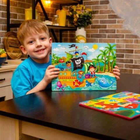 PIANKOWE PUZZLE A4 MORZE PIRACI UKŁADANKA EDUKACYJNA ROTER KAFER PIANKOWE PUZZLE A4 MORZE PIRACI UKŁADANKA EDUKACYJNA ROTER KAFER