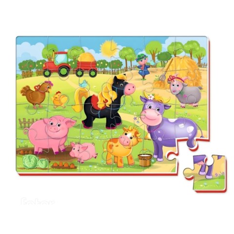 PIANKOWE PUZZLE A4 ZWIERZĘTA NA FARMIE UKŁADANKA EDUKACYJNA ROTER KAFER PIANKOWE PUZZLE A4 ZWIERZĘTA NA FARMIE UKŁADANKA EDUKACYJNA ROTER KAFER