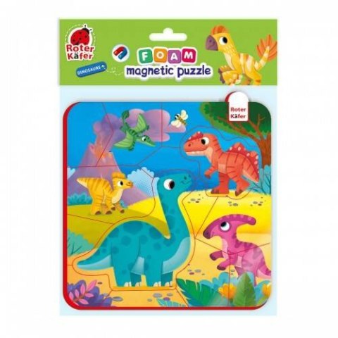 PIANKOWE PUZZLE MAGNETYCZNE DINOZAURY GRA EDUKACYJNA DLA DZIECI ROTER KAFER PIANKOWE PUZZLE MAGNETYCZNE DINOZAURY GRA EDUKACYJNA DLA DZIECI ROTER KAFER