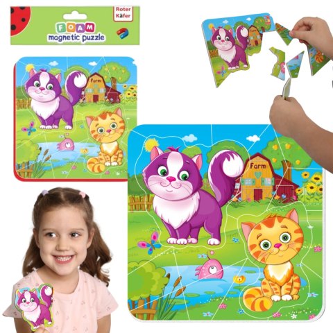 PIANKOWE PUZZLE MAGNETYCZNE FARMA GRA EDUKACYJNA DLA DZIECI ROTER KAFER PIANKOWE PUZZLE MAGNETYCZNE FARMA GRA EDUKACYJNA DLA DZIECI ROTER KAFER