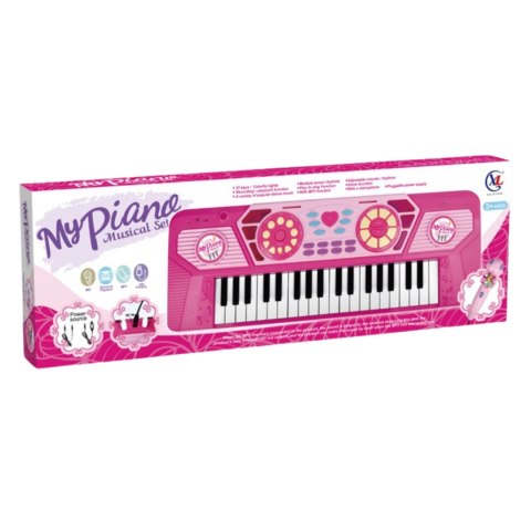 ELEKTRONICZNE PIANINO ORGANY DLA DZIECI MIKROFON EFEKTY ŚWIETLNE ELEKTRONICZNE PIANINO ORGANY DLA DZIECI MIKROFON EFEKTY ŚWIETLNE