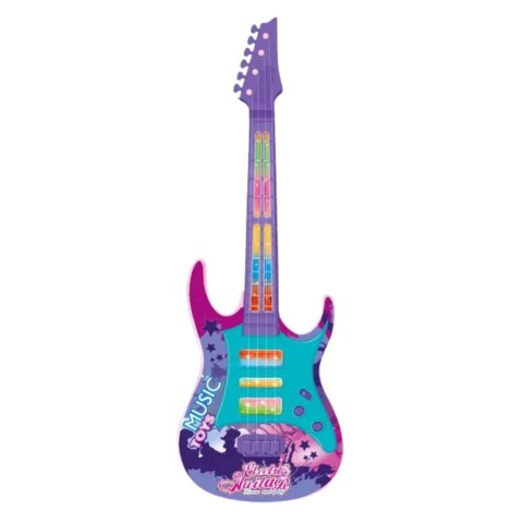 ELEKTRYCZNA GITARA CZTEROSTRUNOWA DLA DZIECI EFEKTY ŚWIETLNE PASEK UTWORY ELEKTRYCZNA GITARA CZTEROSTRUNOWA DLA DZIECI EFEKTY ŚWIETLNE PASEK UTWORY