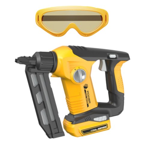 GWOŹDZIARKA PISTOLET DO GWOŹDZI DLA DZIECI + GOGLE OCHRONNE GWOŹDZIARKA PISTOLET DO GWOŹDZI DLA DZIECI + GOGLE OCHRONNE