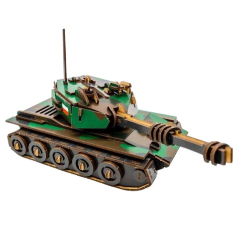 CZOŁG POJAZD WOJSKOWY PUZZLE DREWNIANE UKŁADANKA MODEL 3D WOJSKO CZOŁG POJAZD WOJSKOWY PUZZLE DREWNIANE UKŁADANKA MODEL 3D WOJSKO