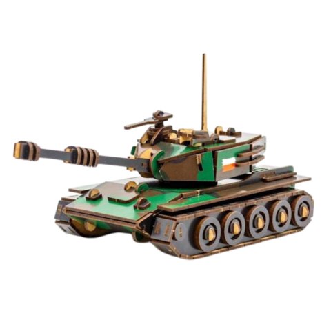 CZOŁG POJAZD WOJSKOWY PUZZLE DREWNIANE UKŁADANKA MODEL 3D WOJSKO CZOŁG POJAZD WOJSKOWY PUZZLE DREWNIANE UKŁADANKA MODEL 3D WOJSKO