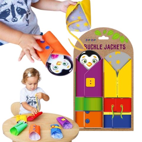 GRA EDUKACYJNA BUCKLE JACKETS PINGWINEK ZAPIĘCIA MODA ROTER KAFER GRA EDUKACYJNA BUCKLE JACKETS PINGWINEK ZAPIĘCIA MODA ROTER KAFER
