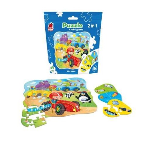 PUZZLE 2W1 POJAZDY ZESTAW UKŁADANKA MINI GRA EDUKACYJNA ROTER KAFER PUZZLE 2W1 POJAZDY ZESTAW UKŁADANKA MINI GRA EDUKACYJNA ROTER KAFER