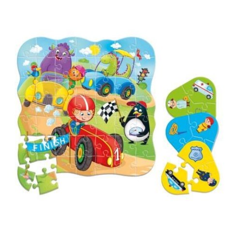 PUZZLE 2W1 POJAZDY ZESTAW UKŁADANKA MINI GRA EDUKACYJNA ROTER KAFER PUZZLE 2W1 POJAZDY ZESTAW UKŁADANKA MINI GRA EDUKACYJNA ROTER KAFER