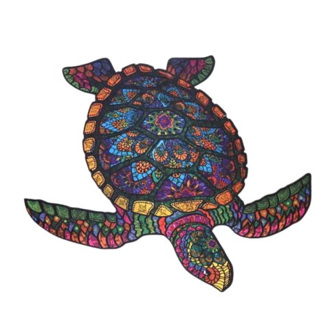 PUZZLE DREWNIANE UKŁADANKA DŁUGOWIECZNY ŻÓŁW KOLOROWY ZWIERZĘ PUZZLE DREWNIANE UKŁADANKA DŁUGOWIECZNY ŻÓŁW KOLOROWY ZWIERZĘ