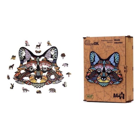 PUZZLE DREWNIANE UKŁADANKA WESOŁY SZOP PRACZ ZWIERZĘ ZESTAW PUZZLI A4 PUZZLE DREWNIANE UKŁADANKA WESOŁY SZOP PRACZ ZWIERZĘ ZESTAW PUZZLI A4