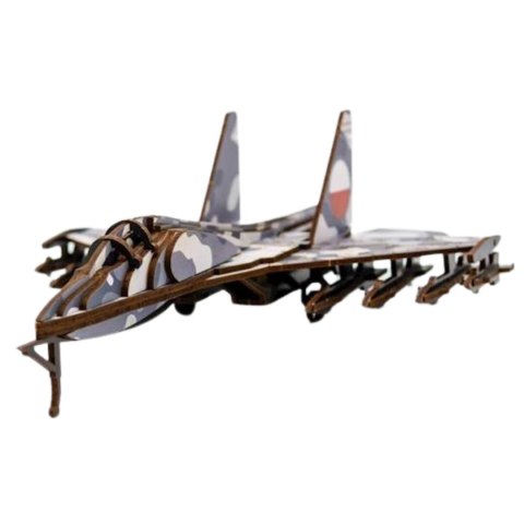 SAMOLOT WOJSKOWY PUZZLE DREWNIANE MODEL 3D UKŁADANKA ZESTAW SAMOLOT WOJSKOWY PUZZLE DREWNIANE MODEL 3D UKŁADANKA ZESTAW