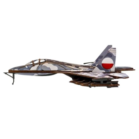 SAMOLOT WOJSKOWY PUZZLE DREWNIANE MODEL 3D UKŁADANKA ZESTAW SAMOLOT WOJSKOWY PUZZLE DREWNIANE MODEL 3D UKŁADANKA ZESTAW