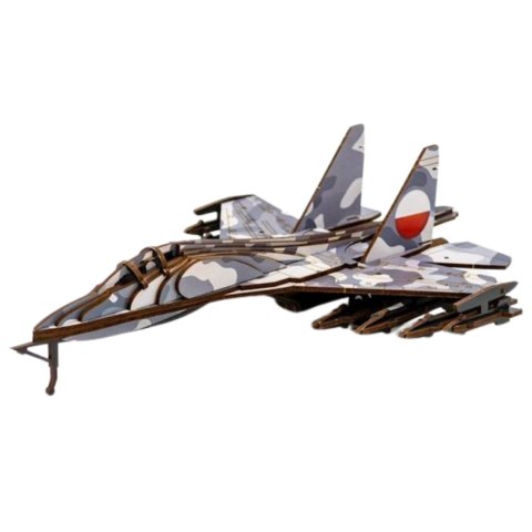 SAMOLOT WOJSKOWY PUZZLE DREWNIANE MODEL 3D UKŁADANKA ZESTAW SAMOLOT WOJSKOWY PUZZLE DREWNIANE MODEL 3D UKŁADANKA ZESTAW