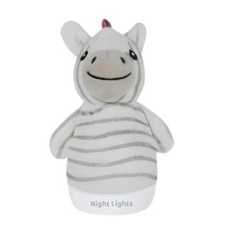 A baby soothe plush night light (zebra doll)