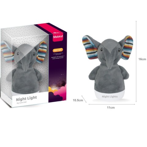 A baby soothing plush night light (elephant doll) A baby soothing plush night light (elephant doll)