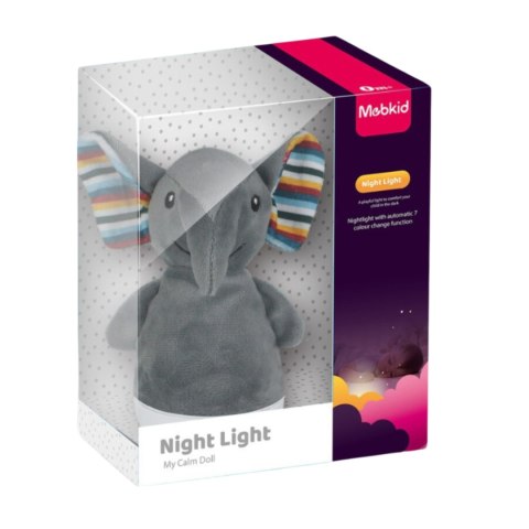 A baby soothing plush night light (elephant doll) A baby soothing plush night light (elephant doll)