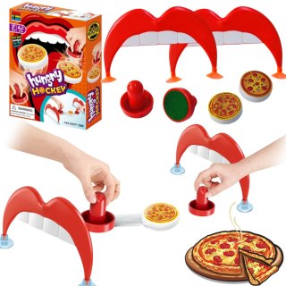 Pizza ice hockey game