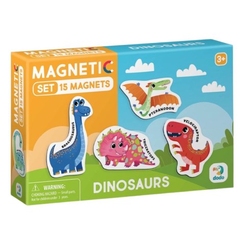 ZESTAW MAGNESÓW DINOZAURY 15 ELEMENTÓW KOLOROWYCH MAGNESÓW W ZESTAWIE ZESTAW MAGNESÓW DINOZAURY 15 ELEMENTÓW KOLOROWYCH MAGNESÓW W ZESTAWIE