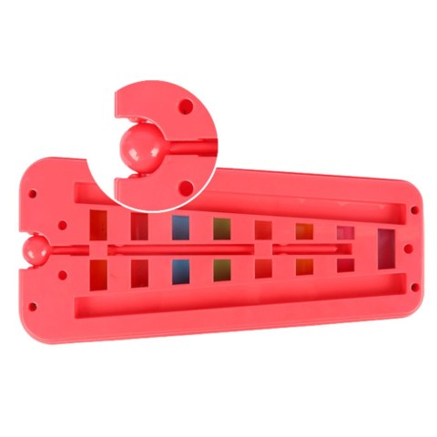 Cymbałki Różnokolorowe Klawisze Pałeczka Nauka Kolorów Liczb Instrument