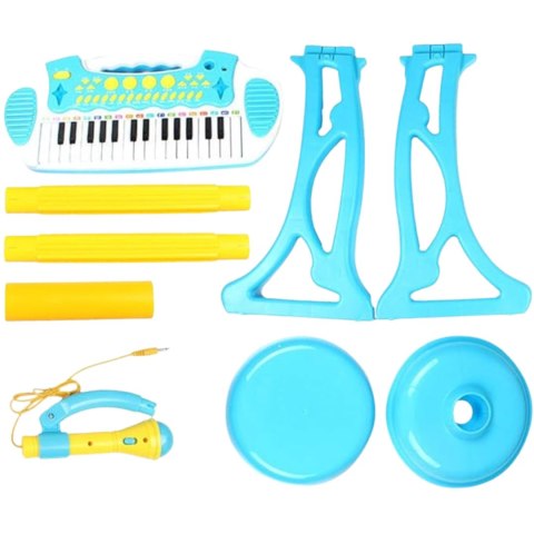 Elektroniczne Organki Pianino Keyboard Mikrofon Stołek Dźwięki I Światełka