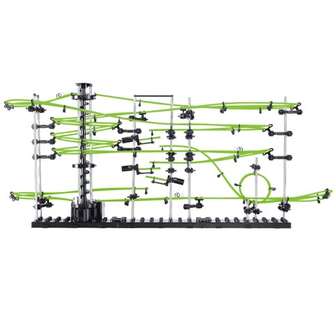 Zestaw Kosmiczny Tor Kulkowy Kulodrom Winda Puzzle Klocki 3D Montessori XXL Zestaw Kosmiczny Tor Kulkowy Kulodrom Winda Puzzle Klocki 3D Montessori XXL