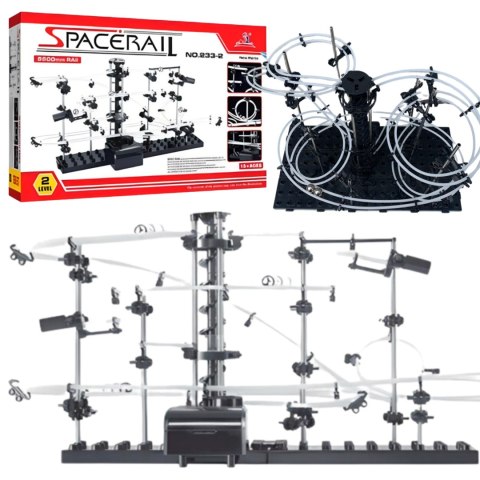 Zestaw Kosmiczny Tor Kulkowy Kulodrom Winda Puzzle Klocki 3D Montessori XXL Zestaw Kosmiczny Tor Kulkowy Kulodrom Winda Puzzle Klocki 3D Montessori XXL