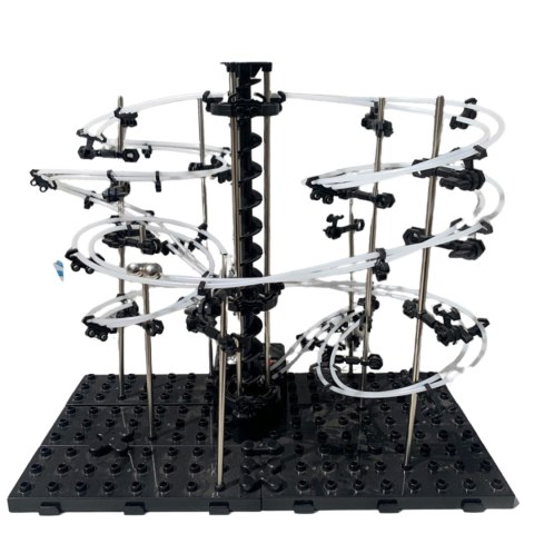 Zestaw Kosmiczny Tor Kulkowy Kulodrom Winda Puzzle Klocki 3D Montessori XXL Zestaw Kosmiczny Tor Kulkowy Kulodrom Winda Puzzle Klocki 3D Montessori XXL
