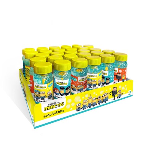 Bańki Mydlane Minionki Zestaw Kreatywny Dla Dzieci Tworzenie Baniek 145 ml Bańki Mydlane Minionki Zestaw Kreatywny Dla Dzieci Tworzenie Baniek 145 ml
