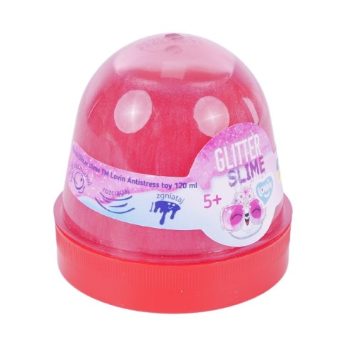 Masa Slime Brokatowa Glutek Antystresowy Rozciągliwy Elastyczny 120 ml Masa Slime Brokatowa Glutek Antystresowy Rozciągliwy Elastyczny 120 ml