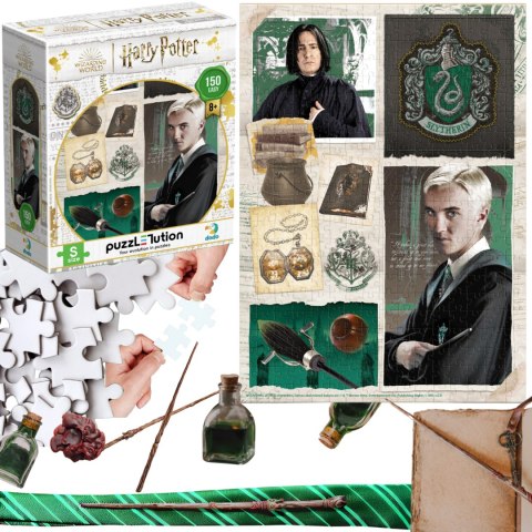 Puzzle Motyw "Harry Potter" - "Dom Slytherin" Draco Snape 150 Elementów 8+ Puzzle Motyw "Harry Potter" - "Dom Slytherin" Draco Snape 150 Elementów 8+