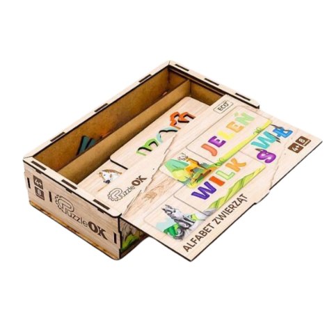 Puzzle Układanka Alfabet Zwierząt Nauka Pisania Czytania Zwierzęta Puzzle Układanka Alfabet Zwierząt Nauka Pisania Czytania Zwierzęta