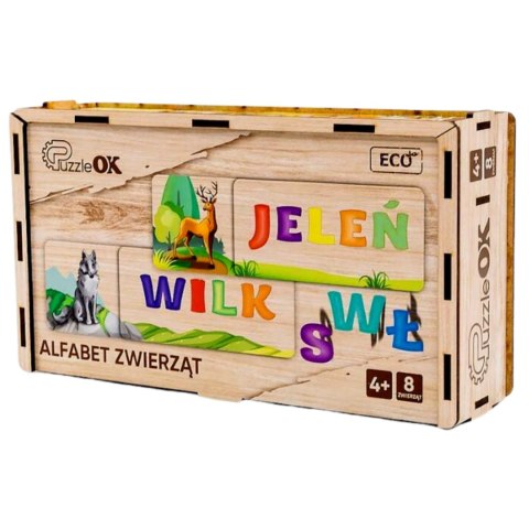 Puzzle Układanka Alfabet Zwierząt Nauka Pisania Czytania Zwierzęta Puzzle Układanka Alfabet Zwierząt Nauka Pisania Czytania Zwierzęta