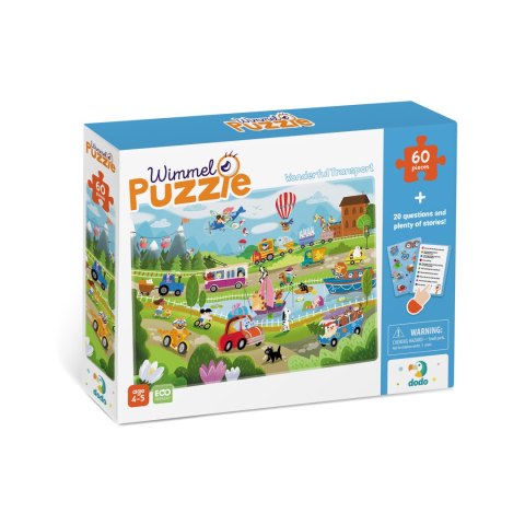 Puzzle "Wspaniały Transport" Karty Zadania Pytania Historie 60 Elementów Puzzle "Wspaniały Transport" Karty Zadania Pytania Historie 60 Elementów