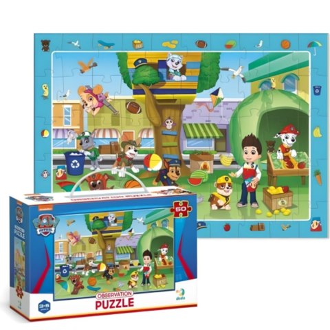 Puzzle obserwacyjne Paw Psi Patrol Zestaw Do Układania Układanka 50 Element Puzzle obserwacyjne Paw Psi Patrol Zestaw Do Układania Układanka 50 Element