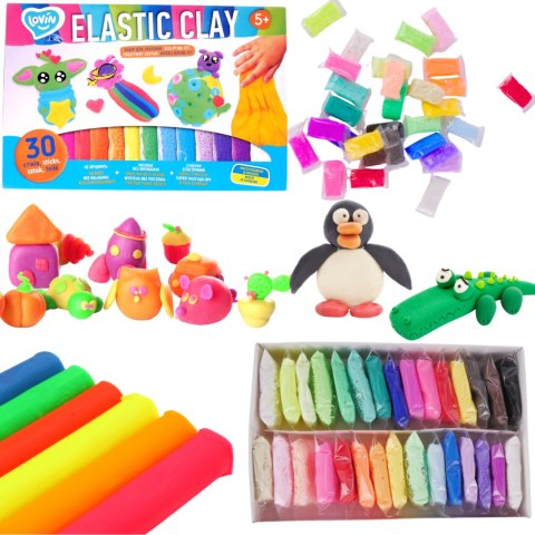 Zestaw Plastelina SENSO GLINA Magiczna Piankolina Masa Plastyczna 30 Szt Zestaw Plastelina SENSO GLINA Magiczna Piankolina Masa Plastyczna 30 Szt