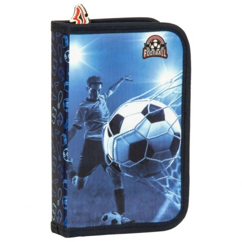 Piórnik dwuklapkowy z wyposażeniem Piłka Football Piórnik dwuklapkowy z wyposażeniem Piłka Football
