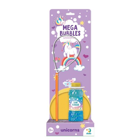 Mega Zestaw Do Tworzenia Baniek Mydlanych Jednorożec Duże Bańki Płyn 450 ml Mega Zestaw Do Tworzenia Baniek Mydlanych Jednorożec Duże Bańki Płyn 450 ml