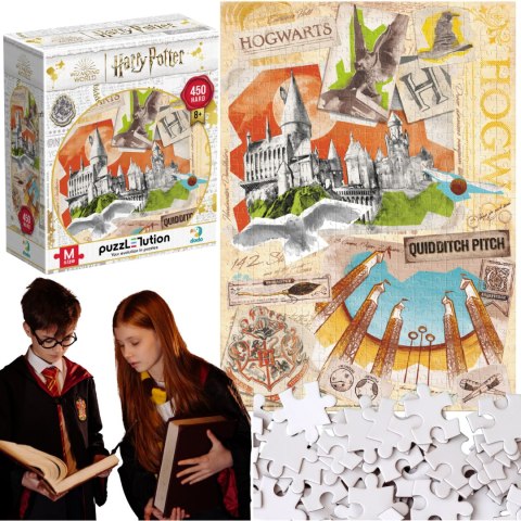 Puzzle "Harry Potter" - "Szkoła Hogwartu" Wysoka Jakość 450 Elementów 8+ Puzzle "Harry Potter" - "Szkoła Hogwartu" Wysoka Jakość 450 Elementów 8+