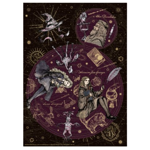 Puzzle Harry Potter Zestaw Układanka 500 Kolorowych Elementów Magia Puzzle Harry Potter Zestaw Układanka 500 Kolorowych Elementów Magia