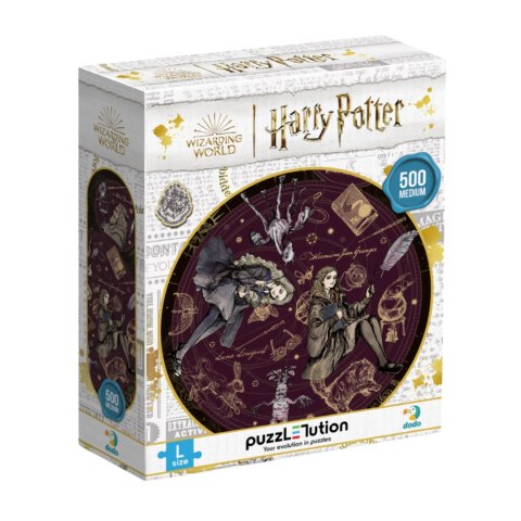 Puzzle Harry Potter Zestaw Układanka 500 Kolorowych Elementów Magia Puzzle Harry Potter Zestaw Układanka 500 Kolorowych Elementów Magia