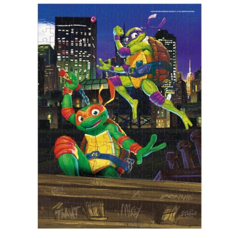 Puzzle "Wojownicze Żółwie Ninja - Donatello I Michelangelo" 250 Elementów Puzzle "Wojownicze Żółwie Ninja - Donatello I Michelangelo" 250 Elementów