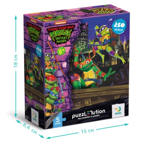 Puzzle "Wojownicze Żółwie Ninja - Donatello I Michelangelo" 250 Elementów Puzzle "Wojownicze Żółwie Ninja - Donatello I Michelangelo" 250 Elementów