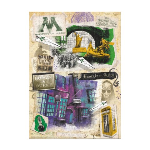 Puzzle Z Motywem "Harry Potter" - "Ministerstwo Magii" 450 Elementów 8+ Puzzle Z Motywem "Harry Potter" - "Ministerstwo Magii" 450 Elementów 8+