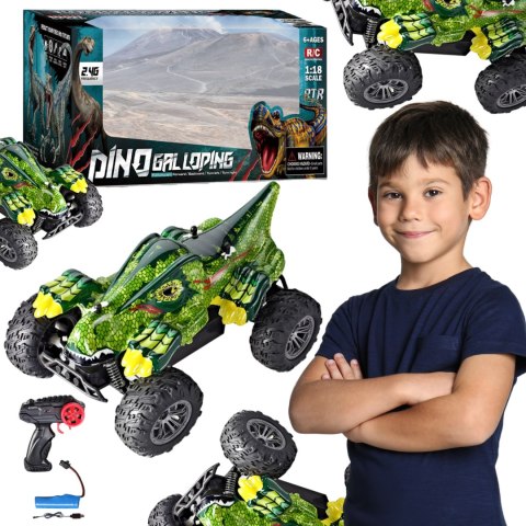Zdalnie Sterowane Auto Pojazd Dinozaur Duże Opony Technologia 2.4G Zdalnie Sterowane Auto Pojazd Dinozaur Duże Opony Technologia 2.4G