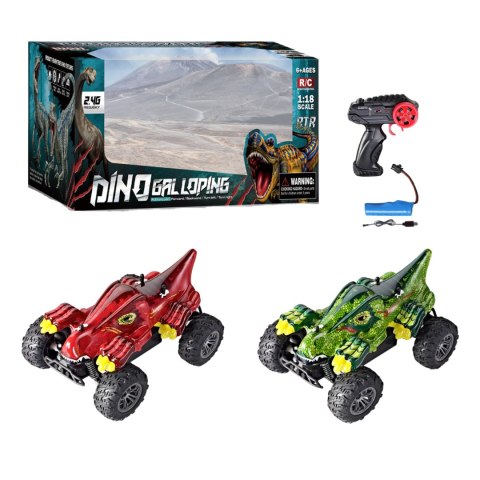 Zdalnie Sterowane Auto Pojazd Dinozaur Duże Opony Technologia 2.4G Zdalnie Sterowane Auto Pojazd Dinozaur Duże Opony Technologia 2.4G