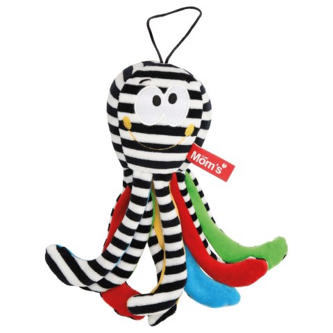 Mini Ośmiornica Biało-Czarna Maskotka Do Spania Sensoryczna Przytulanka Mini Ośmiornica Biało-Czarna Maskotka Do Spania Sensoryczna Przytulanka
