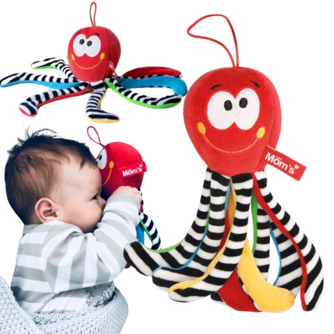 Mini Ośmiornica Czerwona Maskotka Do Spania Sensoryczna Przytulanka Mini Ośmiornica Czerwona Maskotka Do Spania Sensoryczna Przytulanka